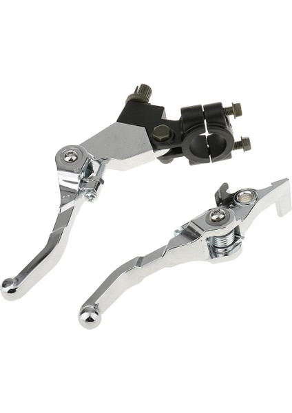 22MM Motosiklet Gidon Için 1 Çift Cnc Katlanabilir Fren Debriyaj Kolları (Yurt Dışından)