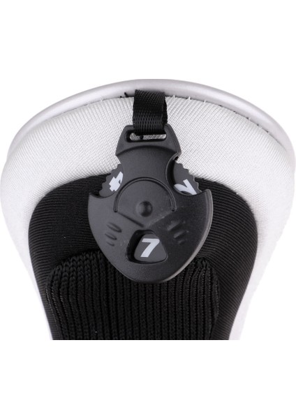 Golf Hybrid Ut Kulübü Kafa Kapak Headcover Sayı Tag Değiştirme Siyah (Yurt Dışından) modelleri