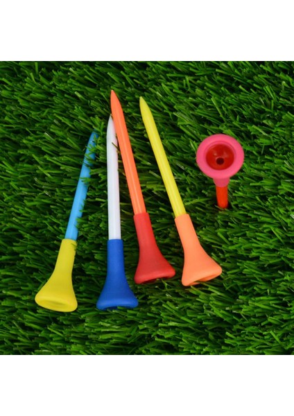 5 Adet / Takım Yumuşak Kauçuk Yastık Top Golf Tees Aksesuarları Rastgele Renkler - Uzun (Yurt Dışından) modelleri