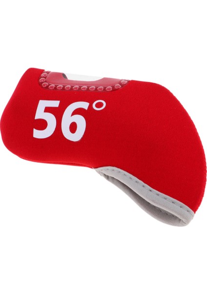 Golf Kulübü Demir Atıcı Headcover Başkanı Kapak Koruyucu 56 Derece Kırmızı (Yurt Dışından)