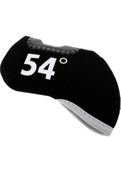 Golf Kulübü Demir Atıcı Headcover Başkanı Kapak Koruyucu 54 Derece Siyah (Yurt Dışından)