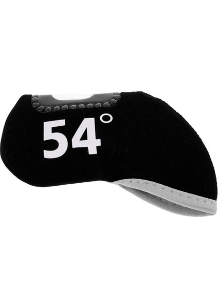 Golf Kulübü Demir Atıcı Headcover Başkanı Kapak Koruyucu 54 Derece Siyah (Yurt Dışından) indirimleri
