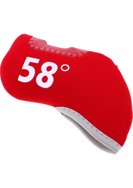 Golf Kulübü Demir Atıcı Başkak Başlığı Kapak Koruyucu 58 Derece Kırmızı (Yurt Dışından)
