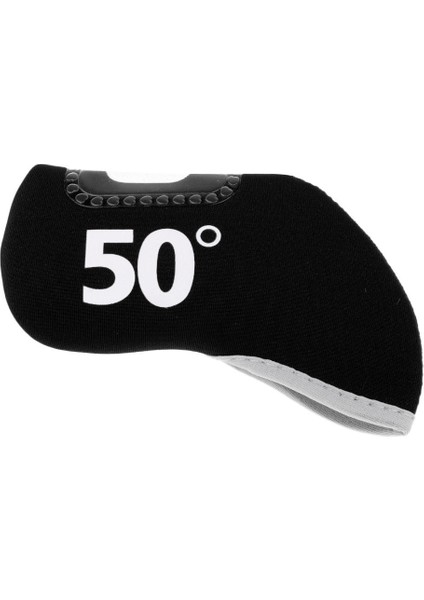 Golf Kulübü Demir Atıcı Başkak Başlığı Kapak Koruyucu 50 Derece Siyah (Yurt Dışından) indirimleri