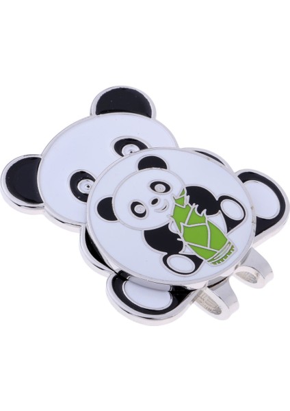Golf Klipsi Manyetik Top Marker Şapka Visor Klip Golfçü Kulübü Hediye Panda 1 (Yurt Dışından)