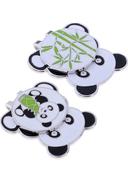 Golf Klipsi Manyetik Top Marker Şapka Visor Klip Golfçü Kulübü Hediye Panda (Yurt Dışından) modelleri
