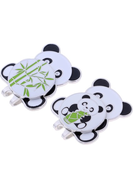 Golf Klipsi Manyetik Top Marker Şapka Visor Klip Golfçü Kulübü Hediye Panda (Yurt Dışından) indirimleri