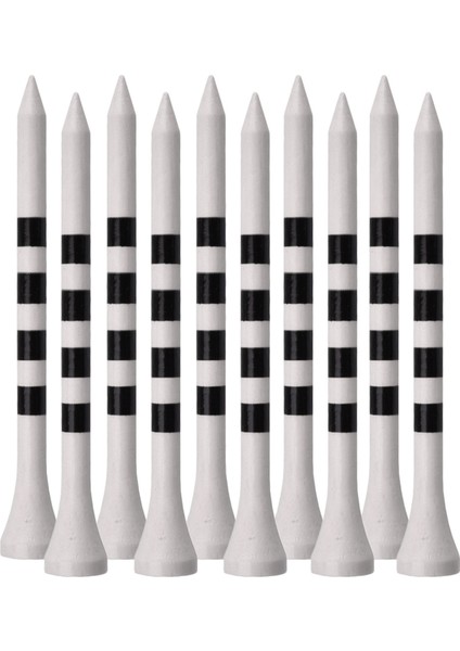 Paketi 100 Profesyonel Golf Tees Şerit Mark Ölçeği Uzun Dayanıklı Yüksek Performanslı Golf Aksesuar - 70MM Beyaz (Yurt Dışından) fiyatları