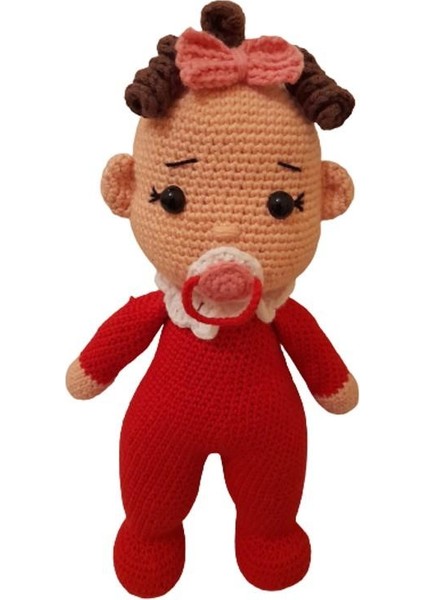Emzikli Tombiş Bebek Amigurumi Organik Oyuncak