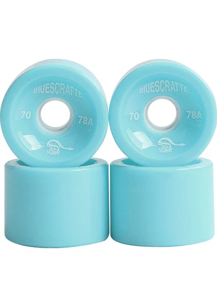 78A Tekerlekler 70X51MM Kaykay Abec-9 Rulman Şal Açık Mavi (Yurt Dışından)