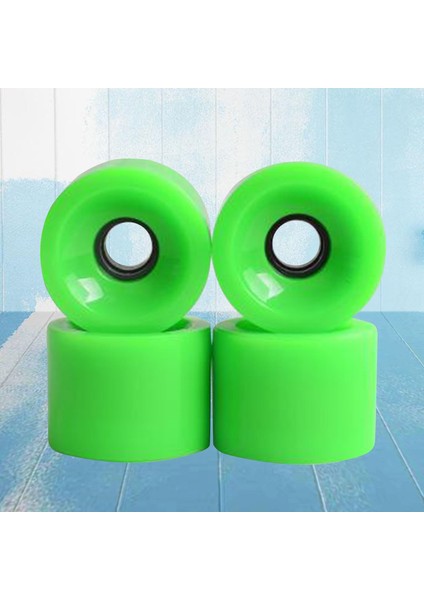 78A Tekerlekler 70X51MM Kaykay Abec-9 Rulman Şal Çimen Yeşil (Yurt Dışından)