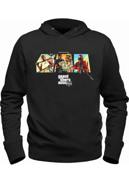 Gta 5 Siyah Çocuk Sweatshirt