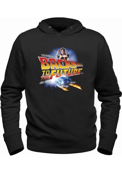 Back To Future Kapşonlu Çocuk Sweatshirt