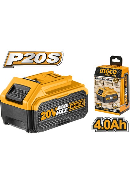 FBLI2002 20V Lithium-Ion 4AH. Batarya