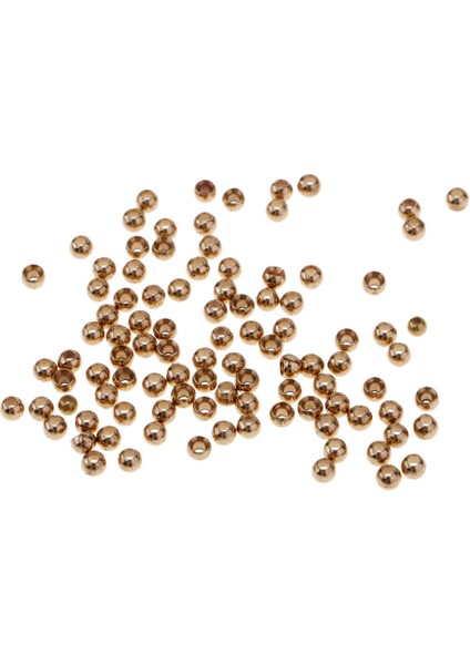 100 Adet Boyalı Fly Bağlama Boncuk Altın Sinek Balıkçılık Boncuk Perisi Kafa Topu 2.8mm 2.8mm 100 Adet (Yurt Dışından)