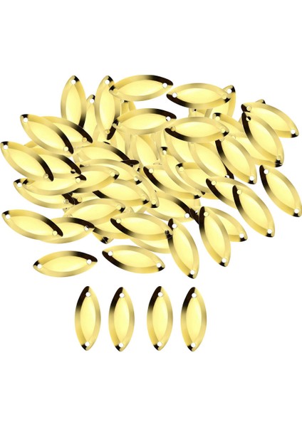 100 Adet Sinek Balıkçılık Kaşık Cazibesi Hard Sequins Baits Altın S (Yurt Dışından) fiyatları