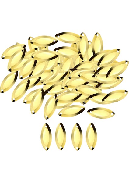 100 Adet Sinek Balıkçılık Kaşık Cazibesi Hard Sequins Baits Altın S (Yurt Dışından) modelleri