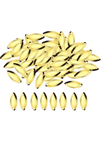 100 Adet Sinek Balıkçılık Kaşık Cazibesi Hard Sequins Baits Altın S (Yurt Dışından) indirimleri