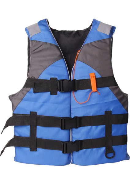 Hayat Ceketler Yetişkinler Kayak Kalıcılık Yardımı, Yüzer Köpük Yüzme Yelek Yüzüklük Yelek Balıkçılık Sörf Dalış Rafting Kayak - Mavi (Yurt Dışından)