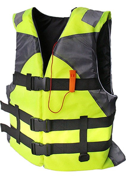 Hayat Ceketler Yetişkinler Kayak Kalıcığı Yardımı, Yüzer Köpük Yüzme Yelek Yüzüklük Yelek Yardım Balıkçılık Sörf Dalış Rafting Kayak - Yeşil (Yurt Dışından)