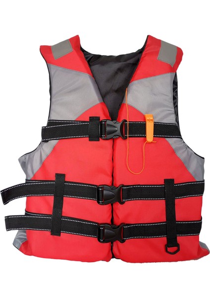 Hayat Ceketler Yetişkinler Kayak Kalıcılık Yardımı, Yüzer Köpük Yüzme Yelek Yüzüklük Yelek Yardım Balıkçılık Sörf Dalış Rafting Kayak - Kırmızı (Yurt Dışından)