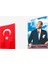 -2 Raşel Kumaş Atatürk Posteri + Türk Bayrağı 300 x 450 cm 1