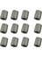 12 Parça Tekerlek Lastik Valf Stem Caps Için Tpms Standart Vana Gri (Yurt Dışından) 2