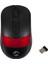 SM-18 Usb Siyah/Kırmızı 2.4Ghz Optik Kablosuz Mouse 1