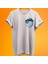 Kurabiye Canavarı Cep Baskılı %100 Pamuk Oversize T-Shirt Büyük Beden Tişört 1