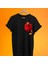 Charmender Cep Baskılı %100 Pamuk Oversize T-Shirt Büyük Beden Tişört 1