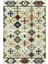 Kilim Desenli Otantik Eskitme Yeşil Kaydırmaz Kesme Yıkanabilir Ince Halı 2