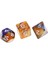 7 Adet Paketi Polyedral Dice D & D Rpg Mtg Parti Oyunu Oyuncak Mavi Sarı Set (Yurt Dışından) 3