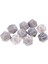 10 Adet Polyhedral Zar D20 20 Taraflı Zar Mtg Beyaz Beyaz Gri Için (Yurt Dışından) 5