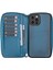 Mw Pouch Deri Telefon Kılıfı iPhone 12 Pro Max BRN4EF Mavi Rfıd 1