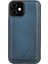 Fxc Deri Telefon Kılıfı iPhone 12 Mini BRN4EF Mavi 1