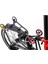 1 Çift Hafif Cnc Alüminyum Alaşım Kauçuk Kolay Tekerlekler Için Brompton Katlanır Bisiklet, Taşınabilir Rulman Arabası Tekerlekler - Gümüş (Yurt Dışından) 4