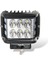 Beyaz LED Sarı Çakarlı Kare Off Road Sis Farı Çalışma Lambası 12 Ledli 1ADET 1