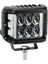 Beyaz LED Sarı Çakarlı Kare Off Road Sis Farı Çalışma Lambası 12 Ledli 1ADET 2
