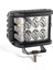 Beyaz LED Sarı Çakarlı Kare Off Road Sis Farı Çalışma Lambası 12 Ledli 1ADET 4