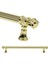 Akbatı Çekmece Dolap Kapak Kulpu Kulbu 128 mm Gold Rustik Kulp (4 Adet) 4