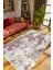 Modern Eskitme Pembe Bordo Beyaz Gri Kaydırmaz Kesme Yıkanabilir Ince Halı 1