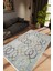 Modern Geometrik Gri Gold Kaydırmaz Kesme Yıkanabilir Ince Halı 1