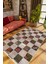 Modern Patchwork Bej Kaydırmaz Kesme Yıkanabilir Ince Halı 1