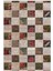 Modern Patchwork Bej Kaydırmaz Kesme Yıkanabilir Ince Halı 2