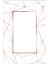 Modern Geometrik Bordo Beyaz Sarı Kaydırmaz Kesme Yıkanabilir Ince Halı 2