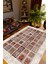 Kilim Desenli Otantik Eskitme Bej Kaydırmaz Kesme Yıkanabilir Ince Halı 1