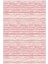 Modern Eskitme Pembe Beyaz Kaydırmaz Kesme Yıkanabilir Ince Halı 2