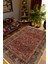 Kilim Desenli Otantik Eskitme Kahverengi Kaydırmaz Kesme Yıkanabilir Ince Halı 1