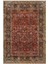Kilim Desenli Otantik Eskitme Kahverengi Kaydırmaz Kesme Yıkanabilir Ince Halı 2