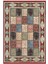 Kilim Desenli Otantik Eskitme Bordo Kaydırmaz Kesme Yıkanabilir Ince Halı 2